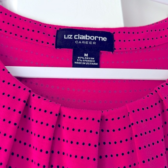 Liz Claiborne peplum top - Picture 2 of 5
